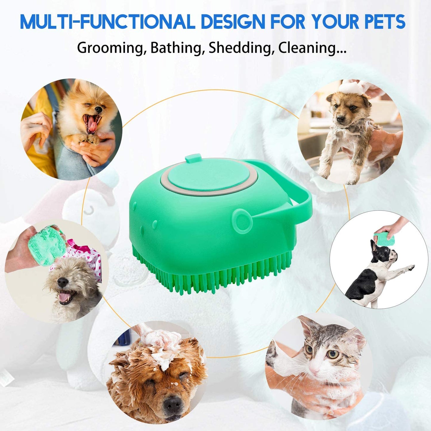 PETSCARECLUB™ Dog Bath Brush